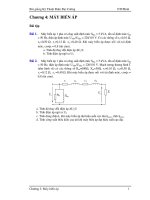 Bài giảng Kỹ thuật điện đại cương_Chương 4 (Bài tập) pptx