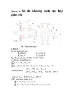 thiết kế chi tiết dạng trục của hộp giảm tốc, chương 6 ppsx