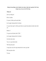 Đăng ký hoạt động của chi nhánh của công ty luật nước ngoài tại Việt Nam (công ty mẹ có trụ sở tại Việt Nam) pptx