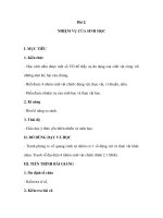 Sinh học 6 - Bài 2: NHIỆM VỤ CỦA SINH HỌC docx