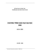 Chương trình giáo dục đại học năm 2008 khoa điện docx