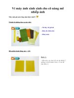 Ví máy ảnh xinh xinh cho cô nàng mê nhiếp ảnh pot