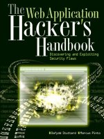 The Web Application Hacker’s Handbook potx