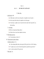 Giáo án sinh 9 - Bài 13: DI TRUYỀN LIÊN KẾT potx