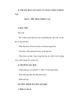 Sinh học 11 - CHUYỂN HOÁ VẬT CHẤT VÀ NĂNG LƯỢNG Ở ĐỘNG VẬT - Bài 15 : TIÊU HOÁ Ở ĐỘNG VẬT doc