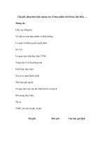 Cấp giấy phép thực hiện quảng cáo về thực phẩm trên Pano, bản biểu, …. doc