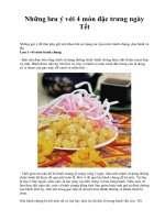 Những lưu ý với 4 món đặc trưng ngày Tết ppsx