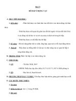 Giáo án Sinh 11 (NC) - HÔ HẤP Ở ĐỘNG VẬT pptx