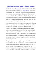 áp dụng seo vào kinh doanh  thế nào là hiệu quả