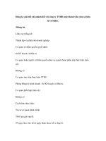 Đăng ký giải thể chi nhánh đối với công ty TNHH một thành viên (chủ sở hữu là cá nhân) doc