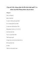 Cấp mới Giấy chứng nhận đủ điều kiện hành nghề Y tư nhân (loại hình Phòng khám chuyên khoa) ppsx