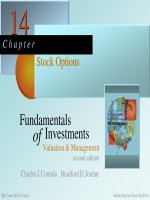 Slides_Fundamentals of Investments - Chapter 14 ppt