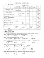 DE KIEM TRA HINH CHUONG III (MA TRAN)