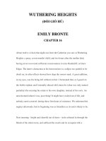 LUYỆN ĐỌC TIẾNG ANH QUA CÁC TÁC PHẨM VĂN HỌC –WUTHERING HEIGHTS (ĐỒI GIÓ HÚ) EMILY BRONTE CHAPTER 16 pot