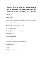 Thẩm tra đối với dự án đầu tư có quy mô vốn đầu tư dưới 300 tỷ đồng Việt Nam và thuộc lĩnh vực đầu tư có điều kiện, trường hợp gắn với thành lập doanh nghiệp. pps