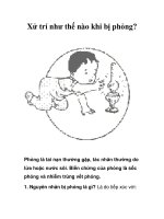 Xử trí như thế nào khi bị phỏng? ppsx