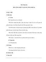 Sinh học 10 - Tiết 27(bài 26): HÓA TỔNG HỢP VÀ QUANG TỔNG HỢP (tt) pdf