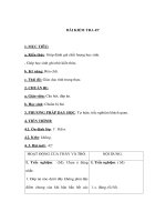 Giáo án địa lý lớp 8 - BÀI KIỂM TRA 45’ pdf