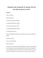 Cấp phiếu lý lịch tư pháp đối với công dân Việt Nam (trực tiếp cho người có yêu cầu) pot