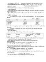 Đề tham khảo TN môn địa lý 12