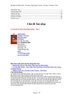 Giới thiệu các quyển sách về âm nhạc , ngoại ngữ, tin học, Võ thuật, y học docx