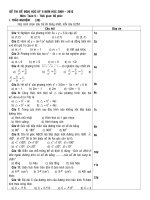 Đề tham khảo HK2 toán 9
