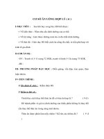 Giáo án Công nghệ lớp 6 - CƠ SỞ ĂN UỐNG HỢP LÝ ( tt ) pot