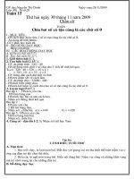 giao an tu tuan 15 den tuan 31