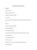 Lập quyết toán ngân sách nhà nước doc