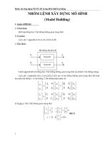 Khảo sát ứng dụng MATLAB trong điều khiển tự động - Phần 4 potx