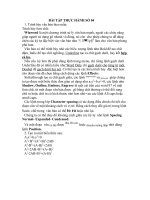 Bài tập thực hành Wrod - Bài số 4 doc