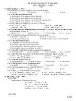 đề thi HK2 09-10 tham khảo Hóa 8