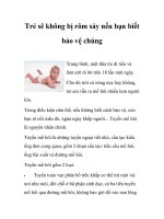 Trẻ sẽ không bị rôm sảy nếu bạn biết bảo vệ chúng ppsx