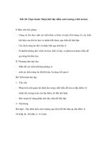 Môn địa lí lớp 7 - Thực hành: Nhận biết đặc điểm môi trường ở đới ôn hoà pptx