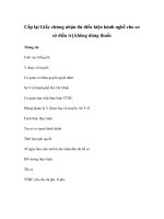 Cấp lại Giấy chứng nhận đủ điều kiện hành nghề cho cơ sở điều trị không dùng thuốc doc