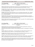 đề kiểm tra lý lớp 10 hay 