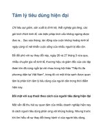 Tâm lý tiêu dùng hiện đại pot