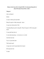 Đăng ký chuyển mục đích sử dụng đất đối với trường hợp không phải xin phép (đối tượng là hộ gia đình, cá nhân ) pptx