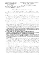 công tác trong tâm cuối năm