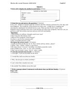 Bộ đề thi Hk2 Tiếng Anh7 (hot)