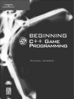 Beginning c++ Game Programming