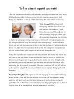 Trầm cảm ở người cao tuổi pdf