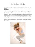 Bầu bí và mồ hôi trộm pot