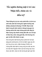 Tắc nghẽn đường mật ở trẻ em: Nhận biết, chăm sóc và điều trị? pot