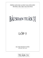 Bài soạn theo chuẩn KTKN - 31