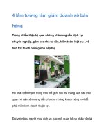 4 lầm tưởng làm giảm doanh số bán hàng ppt