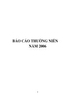 báo cáo thường niên agribank 2006 ngân hàng nông nghiệp và phát triển nông thôn việt nam
