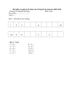 DE KIEM TRA GIUA KI 2 DANH CHO H KHUET TAT NĂM HOC:2009-2010