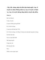 Cấp Giấy chứng nhận đủ điều kiện hành nghề y học cổ truyền tư nhân (Phòng chẩn trị y học cổ truyền và Dịch vụ y học cổ truyền không dùng thuốc) chuyển địa điểm. pps