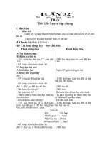 giáo án 3 tuần 32